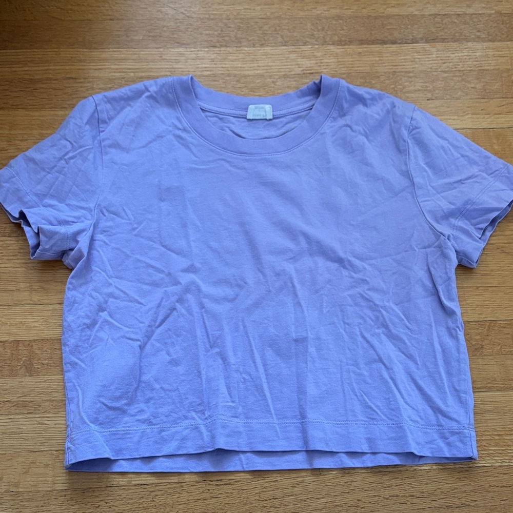 Wilfred free Aritzia Lavender Cropped T-Shirt